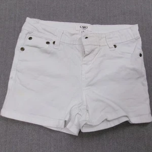 Shorts Cato White Girls Size 12 Zip 5 Pocket - Picture 1 of 12