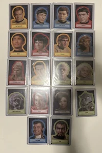 STAR TREK TOS 40th Anniversary Series 2 COMPLETE STICKER INSERT SET S1-S18 - Picture 1 of 1