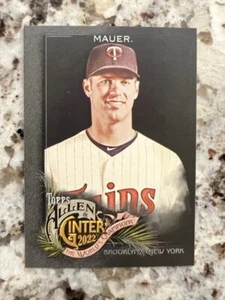 2022 TOPPS ALLEN GINTER X CARD MINNESOTA TWINS JOE MAUER #163 - Picture 1 of 1