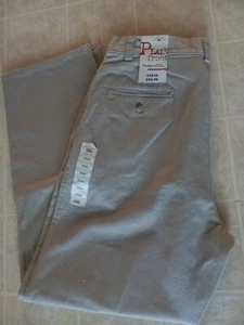 Country Seat Men's Beige Plain Front Pants Size 33X30 - Picture 1 of 5