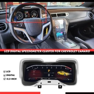Velocímetro de instrumento digital LCD de 12,3" para Chevrolet Camaro 10-15 nuevo - Imagen 1 de 14