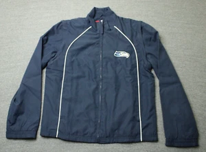 NFL Seattle Seahawks Vest Jacket Mens Small Removable Sleeve Soft Shell Full Zip - Picture 1 of 17