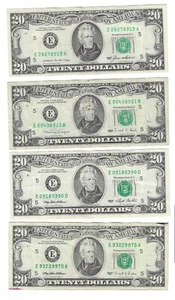 Serie 1985 1990 1993 1995 RICHMOND 20 $ YOUR CHOICE LOT M-23 - Bild 1 von 2