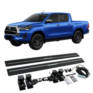 2PCS Electric Side Step Power Running Board Fits For Toyota Hilux Revo 2015-2024 - Picture 1 of 8