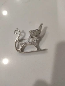 Vintage Sterling MMA Sleigh Brooch Pin Metropolitan Museum  - Picture 1 of 6