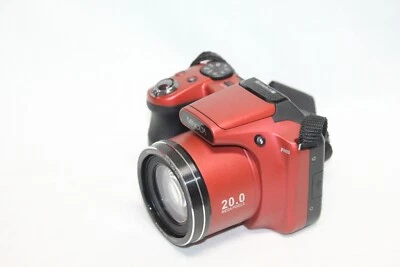 MINOLTA MN35Z-R 20.0-Megapixel 1080p HD Wi-Fi Bridge Camera 35x Zoom Red - Image 1 of 4