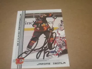 JAROME IGINLA SIGNED AUTOGRAPHED 2000 BAP MEMORABILIA CARD # 278- HOF 2020 - Picture 1 of 1
