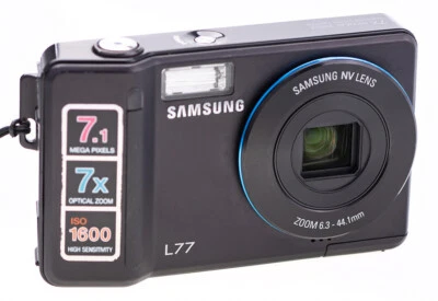 Samsung Digimax L77 / 7,1MP / 38-266mm F3,5-5,3 / 7x Zoom  /Bildstabi / ( 1091 ) - Bild 1 von 4