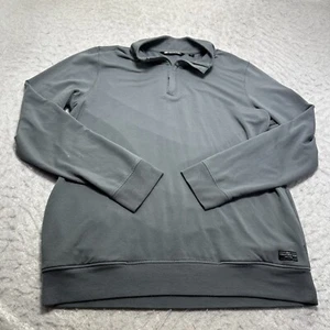 Travis Mathew Newport 1/4 Zip Fleece Pullover Quite Shade Gray Mens Size Large L - Picture 1 of 17