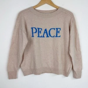 Anthropologie Emmeline Cashmere "Peace" Sweater - Picture 1 of 10
