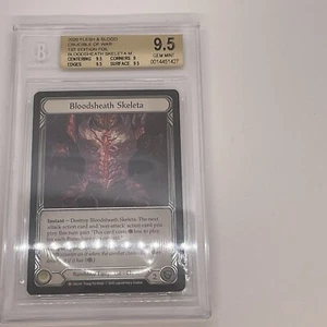 Flesh & Blood TCG Crucible of War BLOODSHEATH SKELETA COLD FOIL BGS 9.5 GEM MINT - Picture 1 of 2