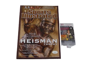 Desmond Howard signed 75th Anniversary heisman SI, JSA - Picture 1 of 2