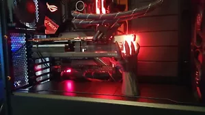 GPU Support Bracket Custom Gamer - Eliminate GPU sag and visually phenomenal - Picture 1 of 7