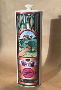 Corner Grocery, Roshco Inc, Napoli Ceramic Pasta Storage Jar, NWT - Picture 1 of 5