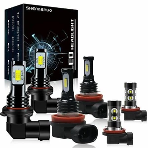 For Mazda CX-5 CX-9 2013-2016 LED Headlight Fog Light Bulbs 6000K Bright White - Picture 1 of 12