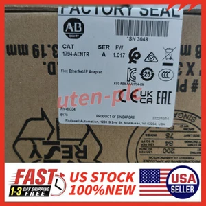 New Sealed Allen-Bradley 1794-AENTR SER A Flex EtherNet/IP Adapter Free Shipping - Picture 1 of 5