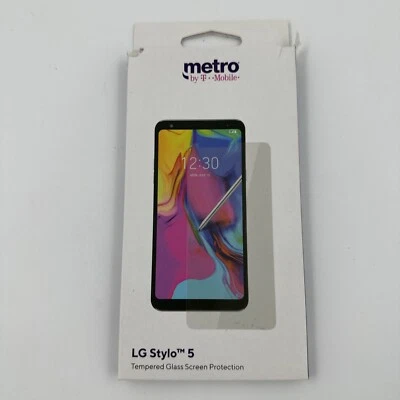 Metro By T Mobile Tempered Glass Screen Protector For LG Stylo 5 - Image 1 of 2