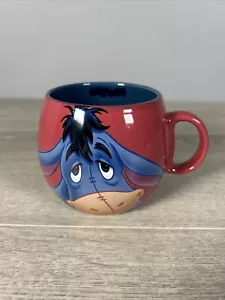 Disney Winnie The Pooh - Eeyore Patchwork Tams Ceramic Barrel Mug Official - Picture 1 of 7