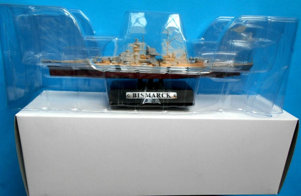 DIE CAST Kriegsschiffe - BISMARCK - Maßstab 1:1250 [223549] DEAGOSTINI - Bild 1 von 1