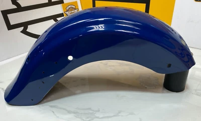 Genuine 14-23 Harley-Davidson Touring Rear Fender Billiard Blue OEM - Image 1 of 4