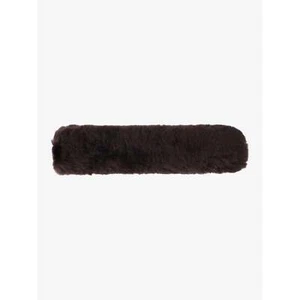 LeMieux Simmuwool Noseband Cover Soft Faux Lambskin Black Brown Natural - Picture 1 of 7