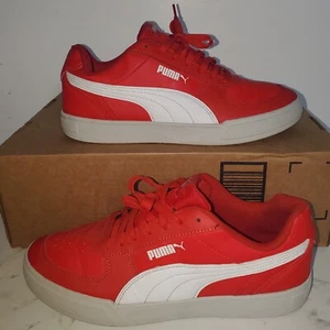 Puma Hombres Caven 380810-19 Rojo Zapatos Informales Tenis Talla 12 Usados en Excelente Condición - Imagen 1 de 7