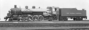 25BB017 OLD NEGATIVE ALASKA RAILROAD 4-8-2 LOCO #801 - Picture 1 of 1