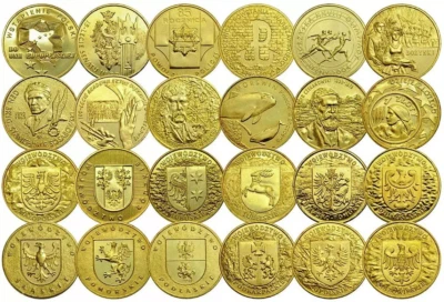 POLONIA JUEGO COMPLETO DE 24 MONEDAS 2 ZLOTE 2004 - CONMEMORATIVO UNC Foto 1 de 2