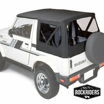 For 1986-1994 Suzuki Samurai Jimmy Replacement Soft Top with Clear Windows - Image 1 of 4