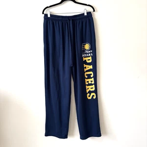 Indiana Pacers Sweat Pants Mens Medium Navy NBA Stretch - Picture 1 of 5