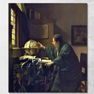 L'astronomo Jan Vermeer, jvr17 stampa su tela - Foto 1 di 5