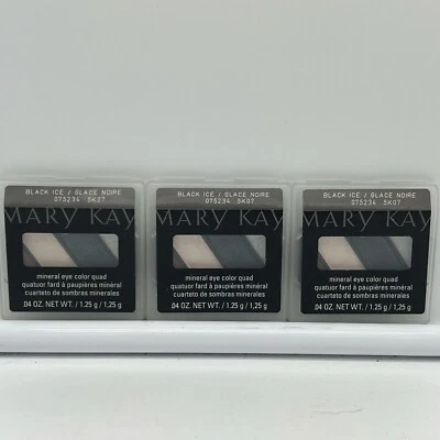 Mary Kay® Mineral Eye Color Quad BLACK ICE  *LOT OF 3* NEW - Image 1 of 2