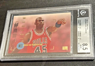 1994-95 Emotion #100 Michael Jordan Chicago Bulls HOF BGS 8.5 NM-MT+ — 第 1/3 张图片