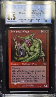 SOULGORGER ORGG Judgment Foil U CGC 8.5 Q++ MTG [Nostalgium] - Image 1 of 2