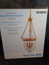 Kichler Belleville Inverted Pendant Light Fixture Chandelier