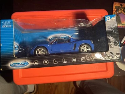 ¡¡¡EDICIÓN ESPECIAL WELLY ESCALA 1/18 OPEL SPEEDSTER!!! COCHE DIECAST AZUL Foto 1 de 4