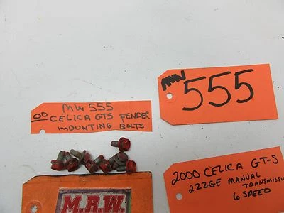 FENDER BOLT SCREW 8 FASTENERS FRONT RIGHT LEFT CELICA TOYOTA CAR LEXUS SCION - Image 1 of 2