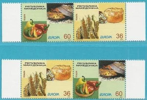 Makedonien aus 2005 ** postfrisch MiNr.348-349 - Europa: Gastronomie! - Picture 1 of 1