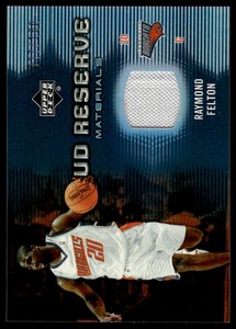 2006-07 UD Reserve Materials #RF Raymond Felton Jersey /100