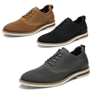 Men Dress Oxfords Breathable Lightweight Formal Casual Business Shoes Size 8-13 - Picture 1 of 20