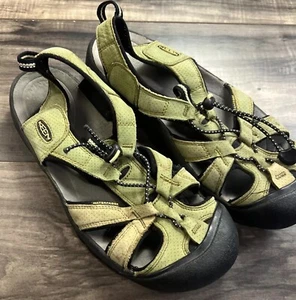 Keen Venice H2 Womens 9.5 Green Closed Toe Sandals Waterproof Sport Shoes - Picture 1 of 7