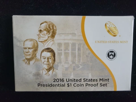 2016 US Mint Presidential Proof Set | Beautiful Set | OGP Box & COA Cover