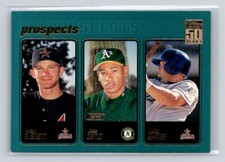 2001 Topps #374 Adam Everett Jose Ortiz Keith Ginter Astros Athletics Astros