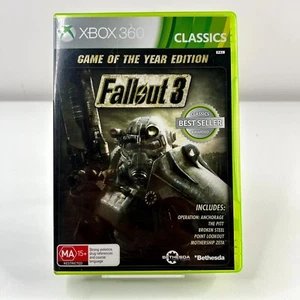 Fallout 3 Game Of The Year Edition ( Xbox 360, 2009 PAL ) Complete - Picture 1 of 7