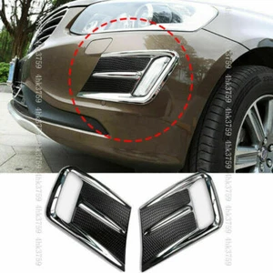 For volvo XC60 2014-2017 Chrome Front Bumper Fog Light Frame Trim Molding Cover - Picture 1 of 7