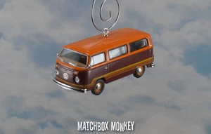1978 Volkswagen Bay Window T1 Type 2 Bus Christmas Ornament VW Van Champagne - Picture 1 of 8