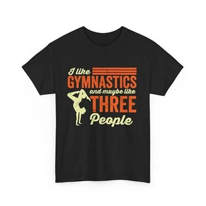 Funny Gymnastics Tee, Gymnastics Lover Shirt, I Like Gymnastics T Shirt - Picture 1 of 15