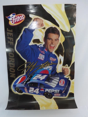 #24 Jeff Gordon Frito Pepsi Collector Poster Nascar Busch Series Cover