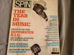 SPIN magazine Notorious BIG Radiohead Marilyn Manson The Verve Janet Jackson - Picture 1 of 1