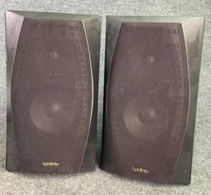 🔊 Infinity ENTRA ONE 2-Way Bookshelf Speakers Pair 8 Ohms 125 Watts In Black Co - Picture 1 of 14
